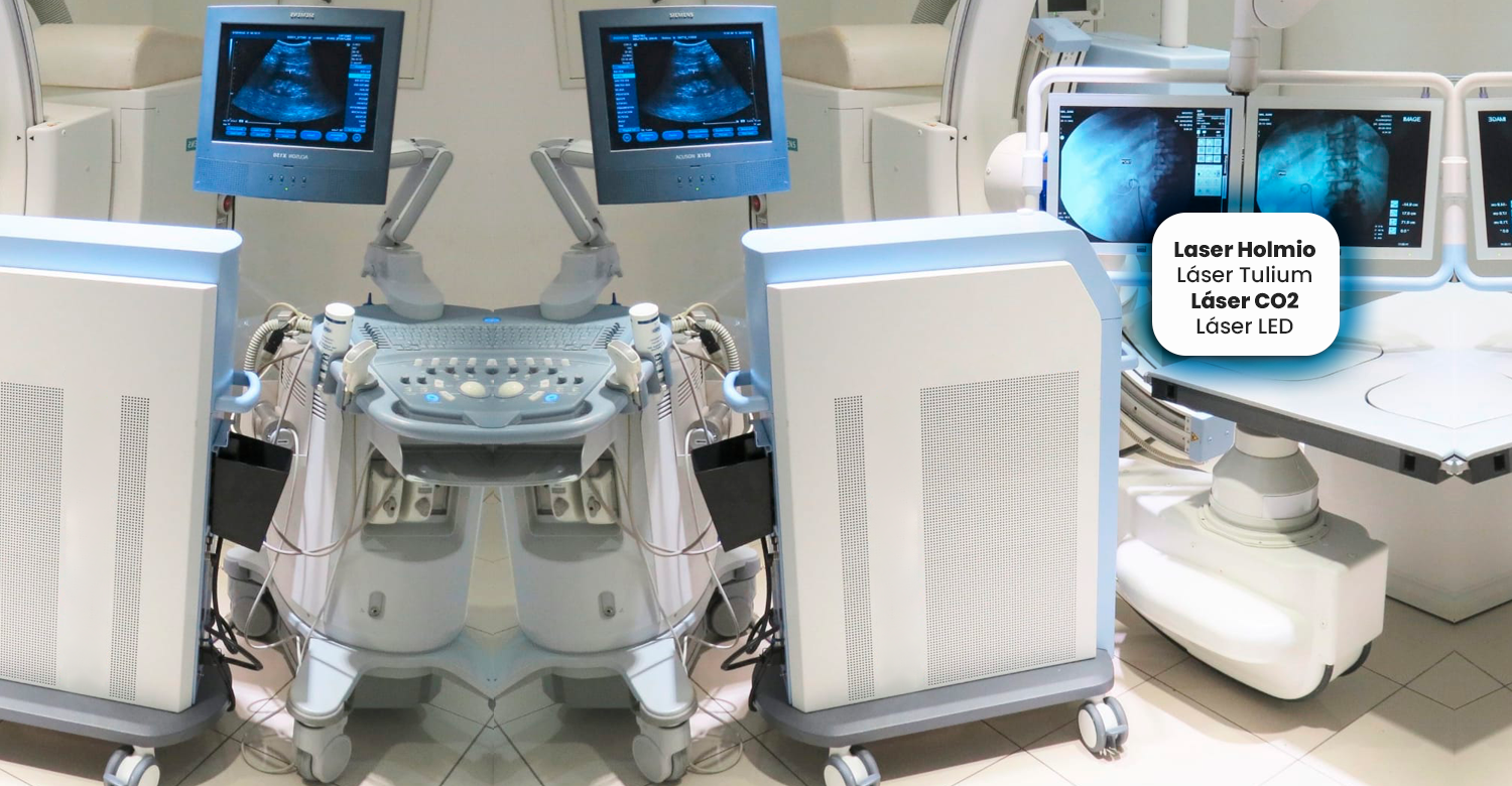 Mantenimiento de sistemas láser Manteniendo preventivo y correctivo de sistemas de láser medico quirúrgicos (Endoscopia, Urologia, Ginecóloga, Estética) de múltiples marcas.